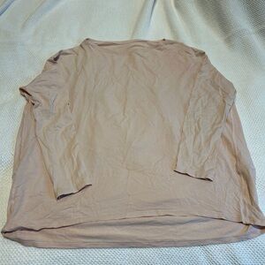 Lululemon Relaxed Fit Long Sleeve Top - Light Pink